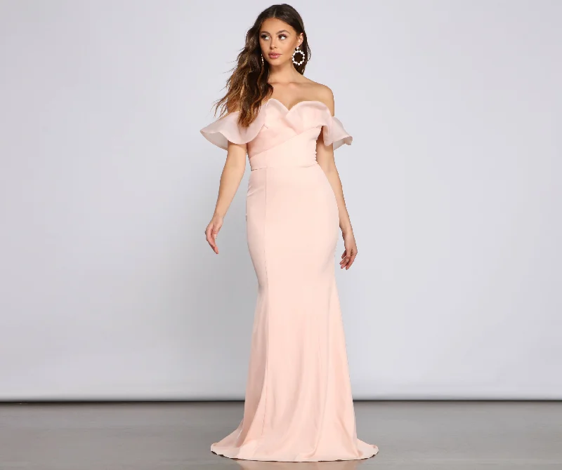 Empire Waist Women Dress to Accentuate the Bust and Conceal the WaistDaphne Formal Ruffled Mermaid Dress Empire Waist Women Dress to Accentuate the Bust and Conceal the WaistDaphne Formal Ruffled Mermaid Dress