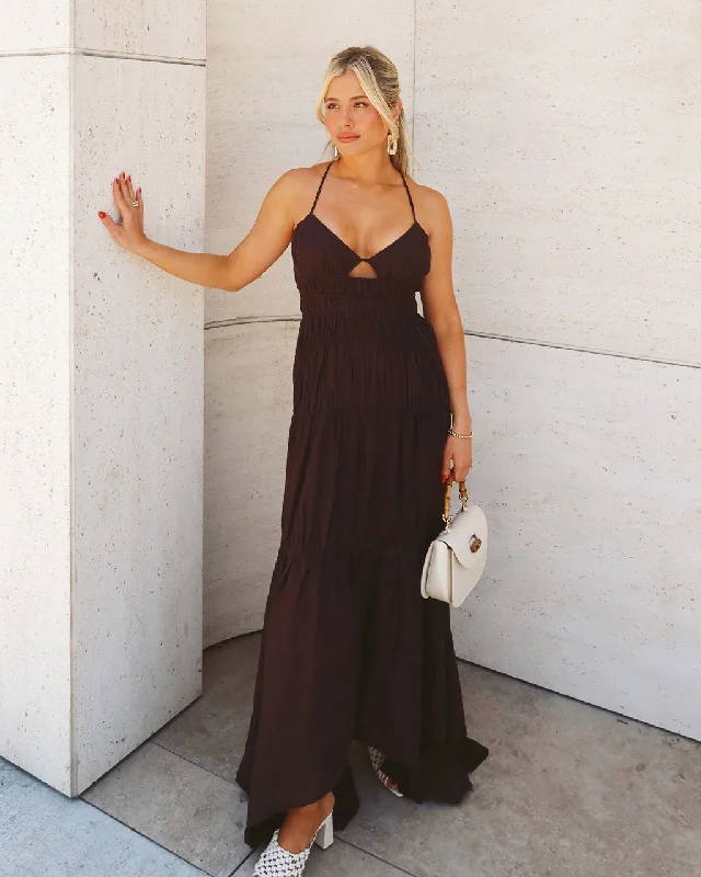 Ruffled Women Dress with Multiple Layers for a Playful and Girly StyleLovers Spell Tiered Maxi Dress Ruffled Women Dress with Multiple Layers for a Playful and Girly StyleLovers Spell Tiered Maxi Dress