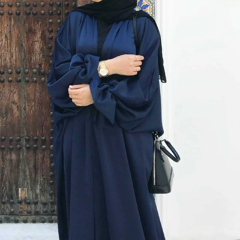 Puff Sleeve Temperament Commute Cardigan Summer Elegant Dress