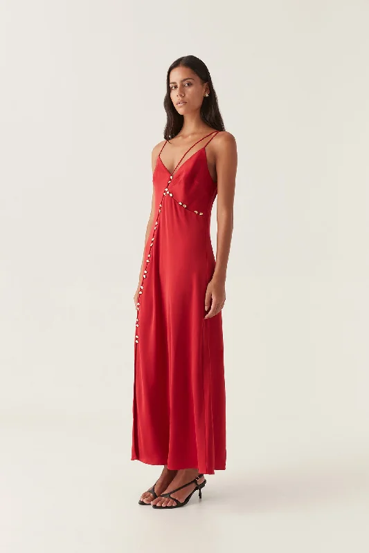 Empire Waist Women Dress to Accentuate the Bust and Conceal the WaistRiddle Button Down Maxi Dress Empire Waist Women Dress to Accentuate the Bust and Conceal the WaistRiddle Button Down Maxi Dress
