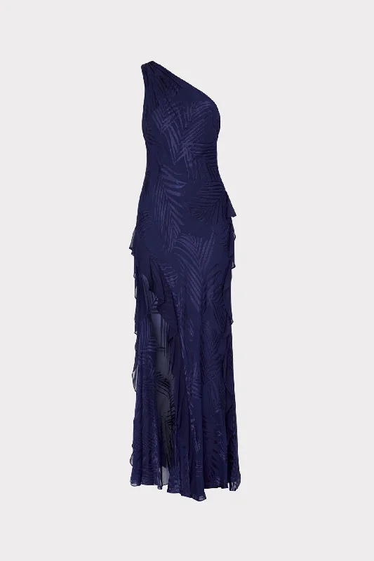 Wrap - Style Women Dress with Adjustable Fit for All Body TypesRyanna Chiffon Devore Dress Wrap - Style Women Dress with Adjustable Fit for All Body TypesRyanna Chiffon Devore Dress
