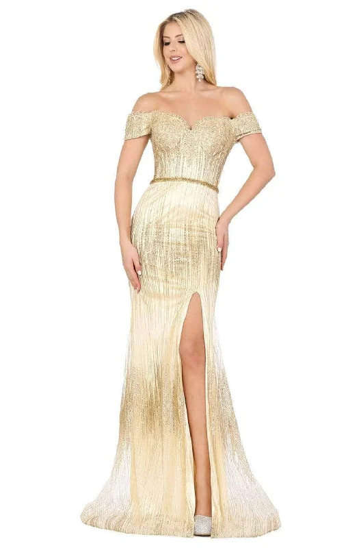 Sleeveless Women Dress in Bright Colors for Summer PartiesDancing Queen 4071 - Cap Sleeve Mermaid Prom Gown Sleeveless Women Dress in Bright Colors for Summer PartiesDancing Queen 4071 - Cap Sleeve Mermaid Prom Gown
