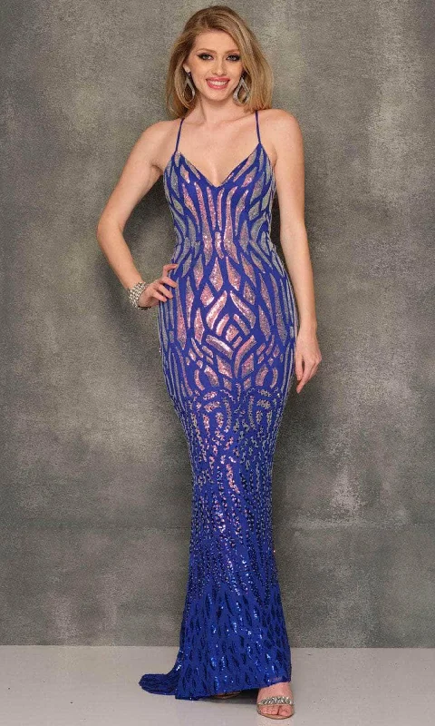 Sheath Women Dress with a Tailored Fit for a Professional LookDave & Johnny 10857 - Sequined Lace-Up Back Prom Gown Sheath Women Dress with a Tailored Fit for a Professional LookDave & Johnny 10857 - Sequined Lace-Up Back Prom Gown