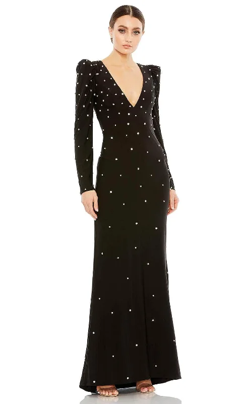 Mini Women Dress with a Short Hem for a Young and Trendy StyleIeena Duggal 55797 - Beaded Stone Evening Gown