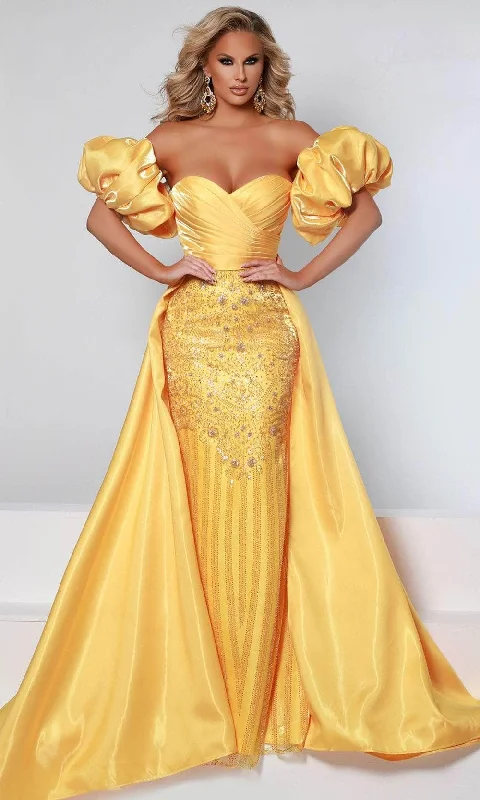 Backless Women Dress for a Sexy and Alluring Look at Evening EventsJohnathan Kayne 2502 - Strapless Sweetheart Neck Long Dress Backless Women Dress for a Sexy and Alluring Look at Evening EventsJohnathan Kayne 2502 - Strapless Sweetheart Neck Long Dress