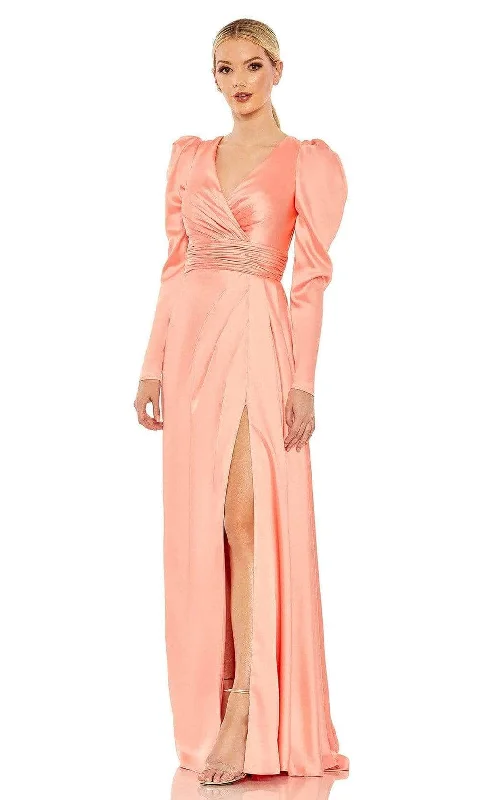 Printed Abstract Women Dress for a Modern and Artistic AppealMac Duggal - 12404 Wrap Gown Printed Abstract Women Dress for a Modern and Artistic AppealMac Duggal - 12404 Wrap Gown