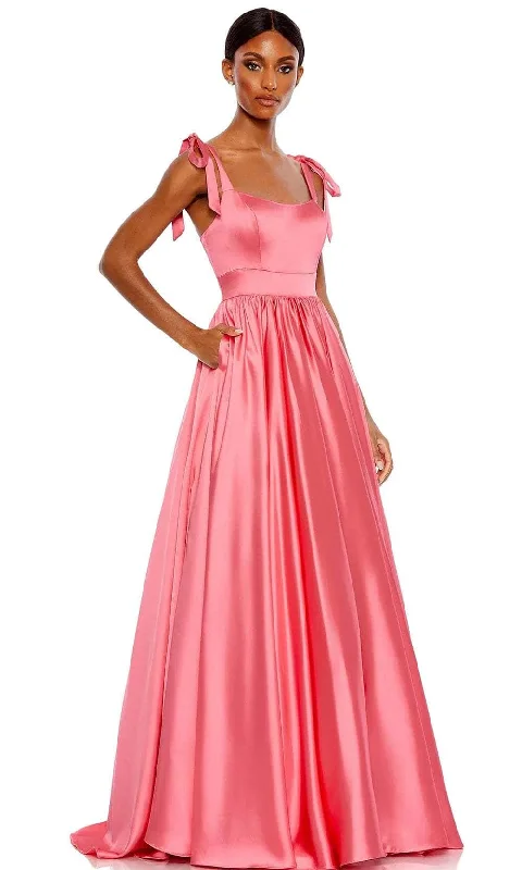 Lace - Embellished Women Dress for an Elegant and Sophisticated AppearanceMac Duggal 67981 - Sleeveless Tie Straps Long Gown Lace - Embellished Women Dress for an Elegant and Sophisticated AppearanceMac Duggal 67981 - Sleeveless Tie Straps Long Gown