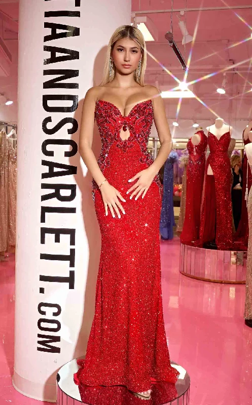 Mermaid - Style Women Dress with a Fitted Silhouette for Special OccasionsPortia and Scarlett PS24878C Dress Mermaid - Style Women Dress with a Fitted Silhouette for Special OccasionsPortia and Scarlett PS24878C Dress