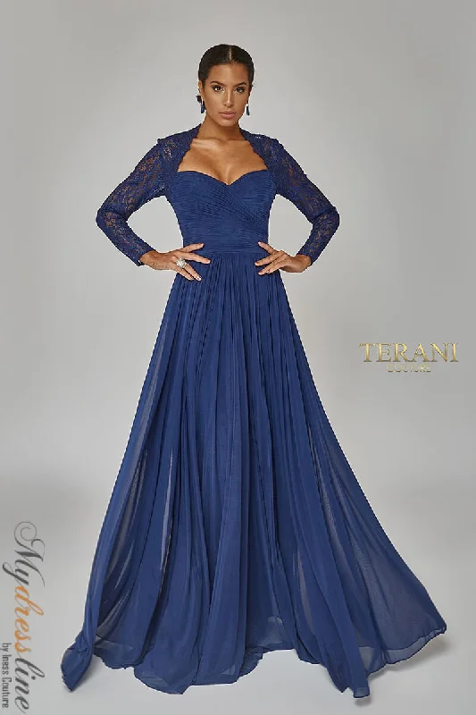Strapless Women Dress with a Built - in Bra for Comfort and SupportTerani Couture 1923M0597 Strapless Women Dress with a Built - in Bra for Comfort and SupportTerani Couture 1923M0597