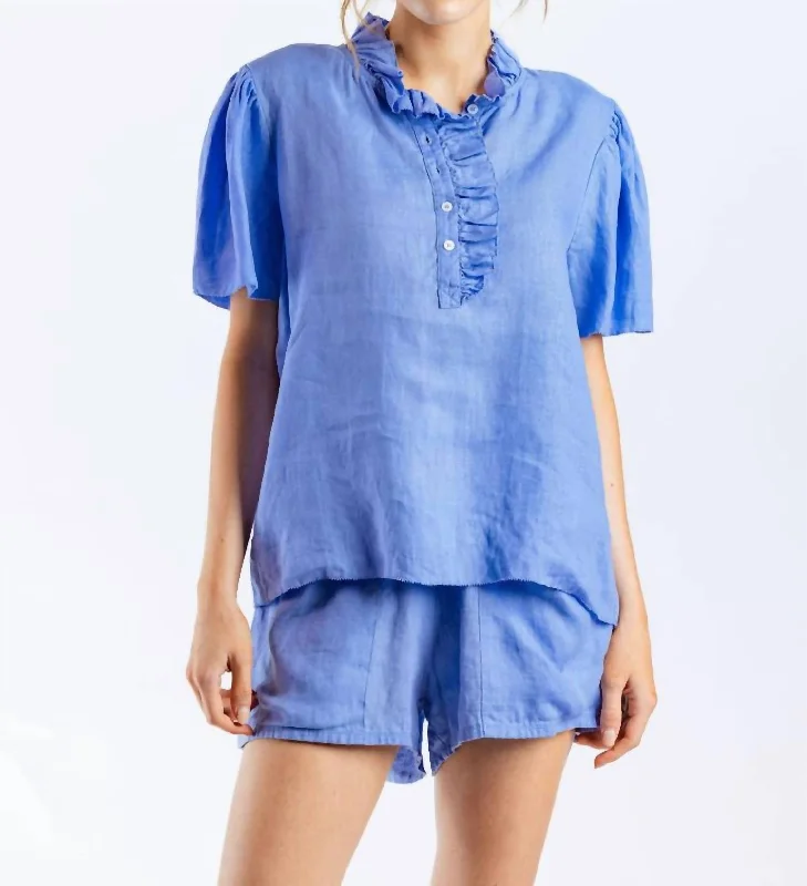 Patterned Geometric Women Shorts for a Modern AppealBillie Short In Hydrangea
