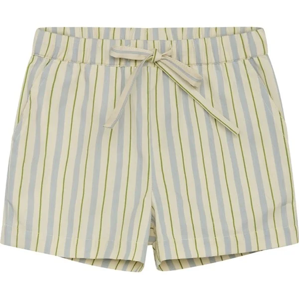 Cargo Women Shorts with Multiple Pockets for FunctionalityFlöss Bobby Shorts Blue/Green Stripe Cargo Women Shorts with Multiple Pockets for FunctionalityFlöss Bobby Shorts Blue/Green Stripe