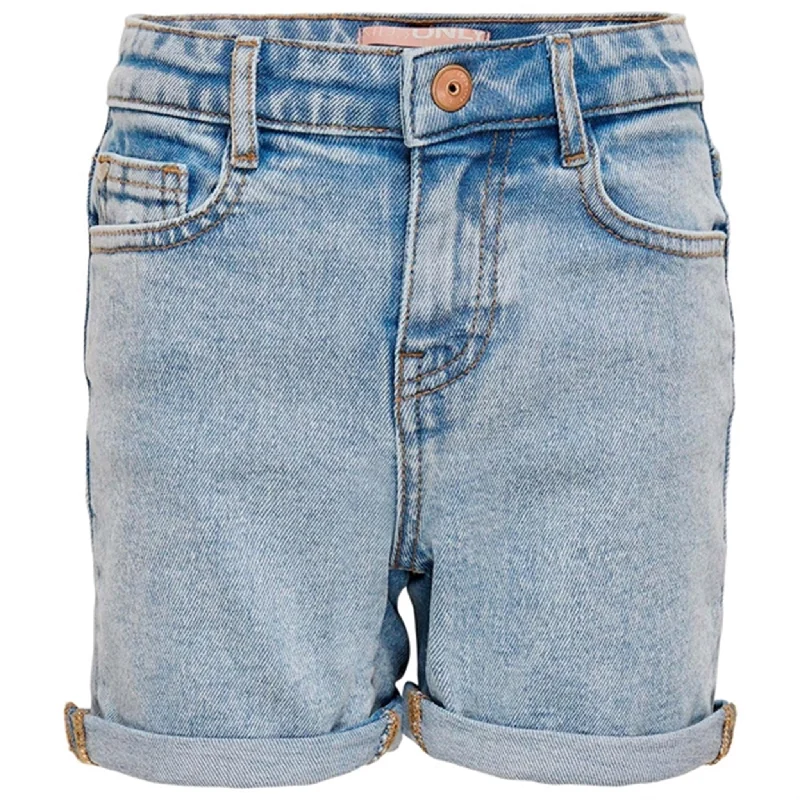 Solid Color Women Shorts in Bright Hues for a Bold StatementKids ONLY Light Blue Denim Phine Noos Shorts Solid Color Women Shorts in Bright Hues for a Bold StatementKids ONLY Light Blue Denim Phine Noos Shorts