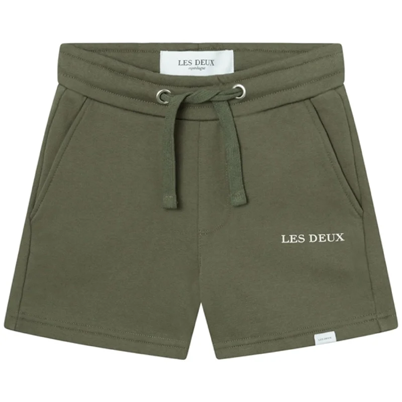 Leather Look Women Shorts for an Edgy and Chic StyleLes Deux Kids Olive Night/Ivory Lens Sweatshorts Leather Look Women Shorts for an Edgy and Chic StyleLes Deux Kids Olive Night/Ivory Lens Sweatshorts