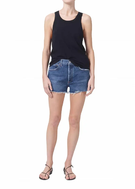 Parker Vintage Cut Off Shorts In Caution