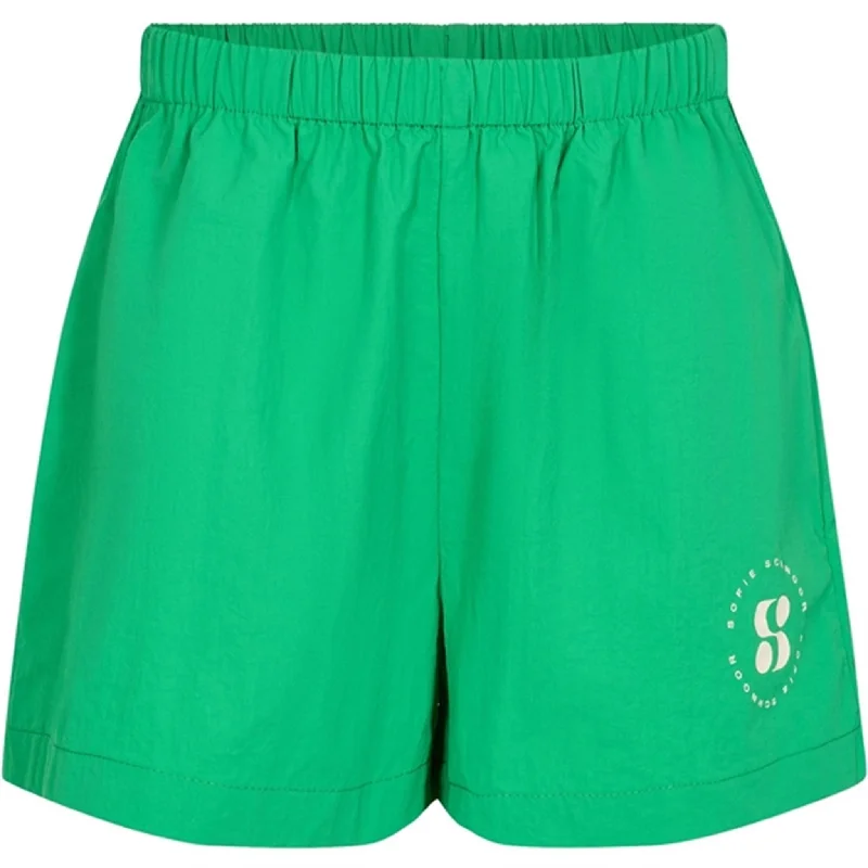 Leather Look Women Shorts for an Edgy and Chic StyleSofie Schnoor Bright Green Shorts Leather Look Women Shorts for an Edgy and Chic StyleSofie Schnoor Bright Green Shorts
