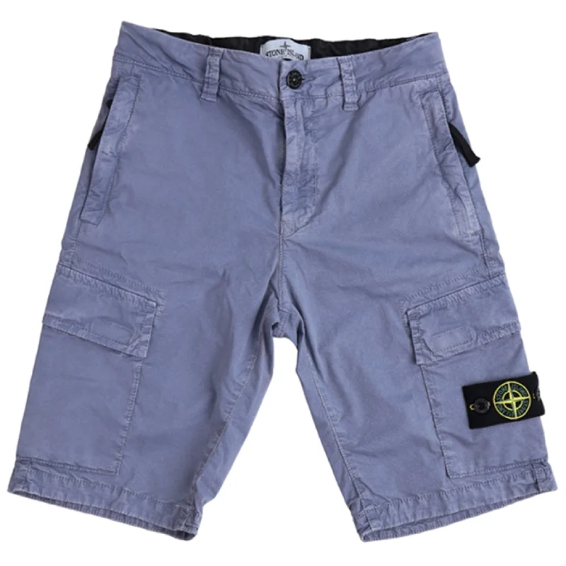 Denim Women Shorts with Distressed Details for a Casual VibeStone Island Junior Bermuda Shorts Beige Denim Women Shorts with Distressed Details for a Casual VibeStone Island Junior Bermuda Shorts Beige