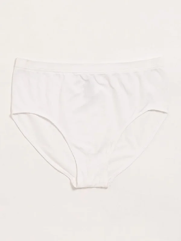 Jeanette Women Shorts with a Soft and Comfortable FeelWunderlove White Full Brief