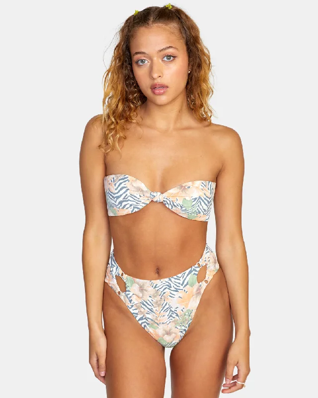 Metallic - finish bikini for a glamorous and eye - catching poolside lookBazaar Bandeau Bikini Top - Multi Metallic - finish bikini for a glamorous and eye - catching poolside lookBazaar Bandeau Bikini Top - Multi