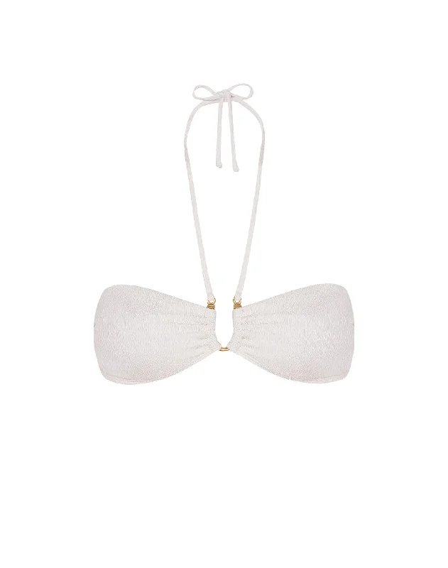 Firenze Callie Bandeau Top - White