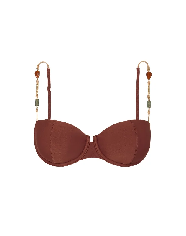 Tie - side bikini bottoms for an adjustable and stylish fitKaia Nissi Top - Nutshell Tie - side bikini bottoms for an adjustable and stylish fitKaia Nissi Top - Nutshell
