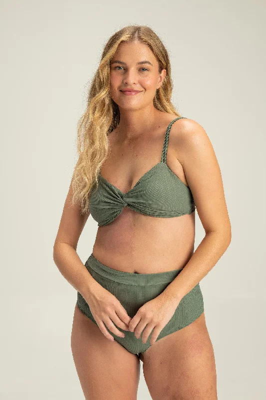 Push - up bikini top to enhance the bust for a confident beach appearanceRib Way Bralette Top Push - up bikini top to enhance the bust for a confident beach appearanceRib Way Bralette Top